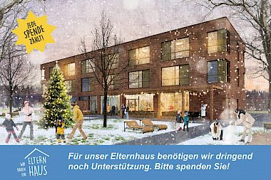 Neubau eines Elternhauses für krebskranke Kinder